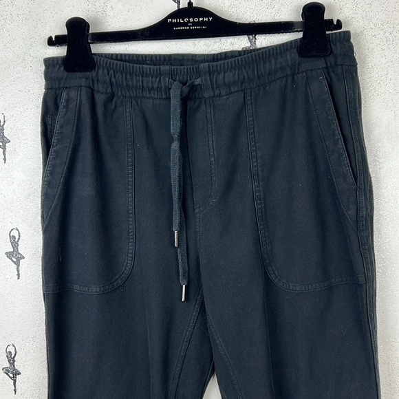 Athleta jogger pants cotton Black large pockets sz. SP high waist - Picture 7 of 16